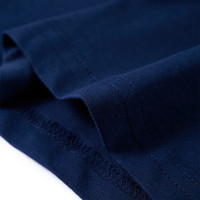 Produktbild för T-shirt med långa ärmar för barn marinblå 104