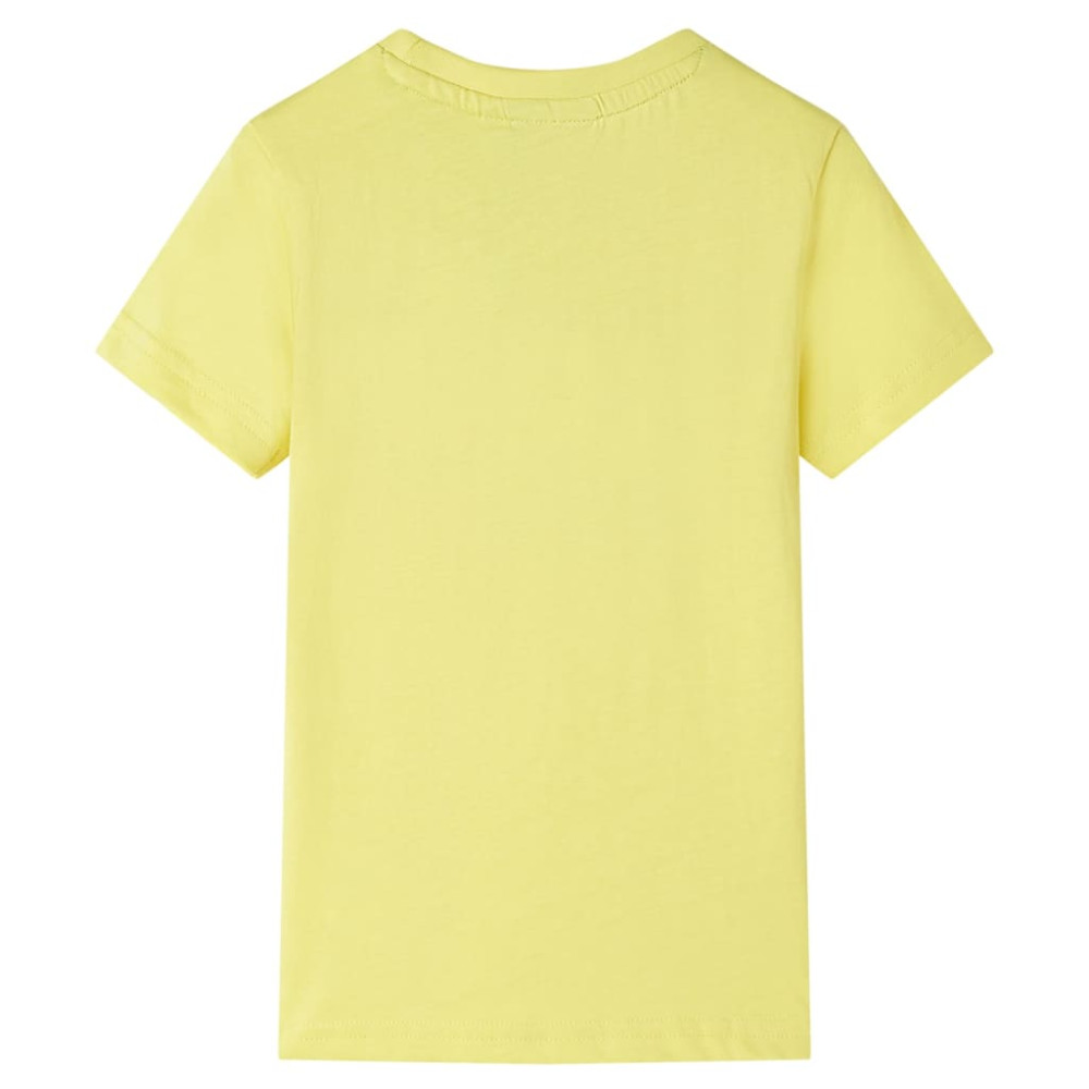Produktbild för T-shirt för barn gul 92
