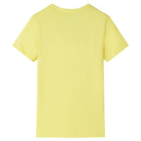 Produktbild för T-shirt för barn gul 92