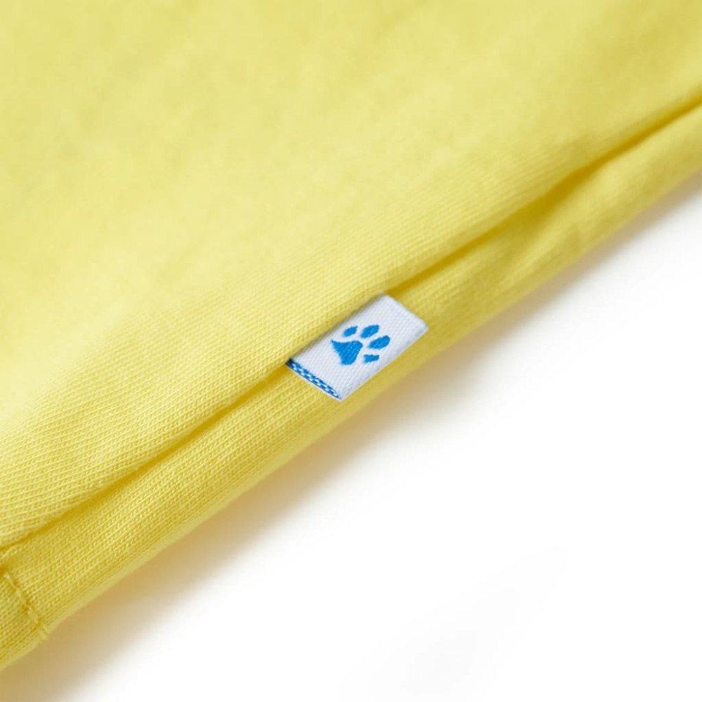 Produktbild för T-shirt för barn gul 92