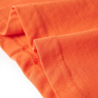 Produktbild för Kjol för barn stark orange 128