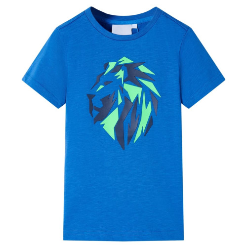 vidaXL T-shirt för barn blå 128
