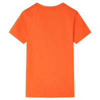 Produktbild för T-shirt för barn mörk orange 92