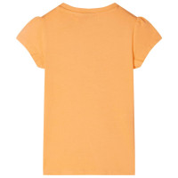 Produktbild för T-shirt för barn stark orange 116
