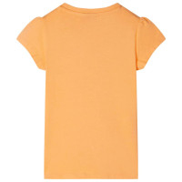 Produktbild för T-shirt för barn stark orange 140