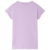 Produktbild för T-shirt för barn ljus lila 104
