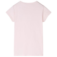 Produktbild för T-shirt för barn mild rosa 116