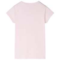 Produktbild för T-shirt för barn mild rosa 140