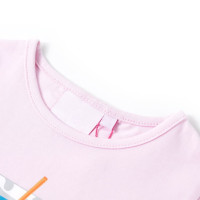 Produktbild för T-shirt för barn mild rosa 128