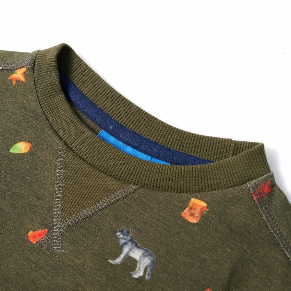 Produktbild för Barntröja khaki 128
