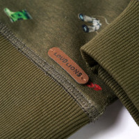 Produktbild för Barntröja khaki 128