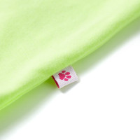 Miniatyr av produktbild för T-shirt för barn neongul 104