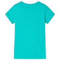 Produktbild för T-shirt för barn mintgrön 128