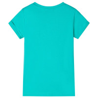 Produktbild för T-shirt för barn mintgrön 104