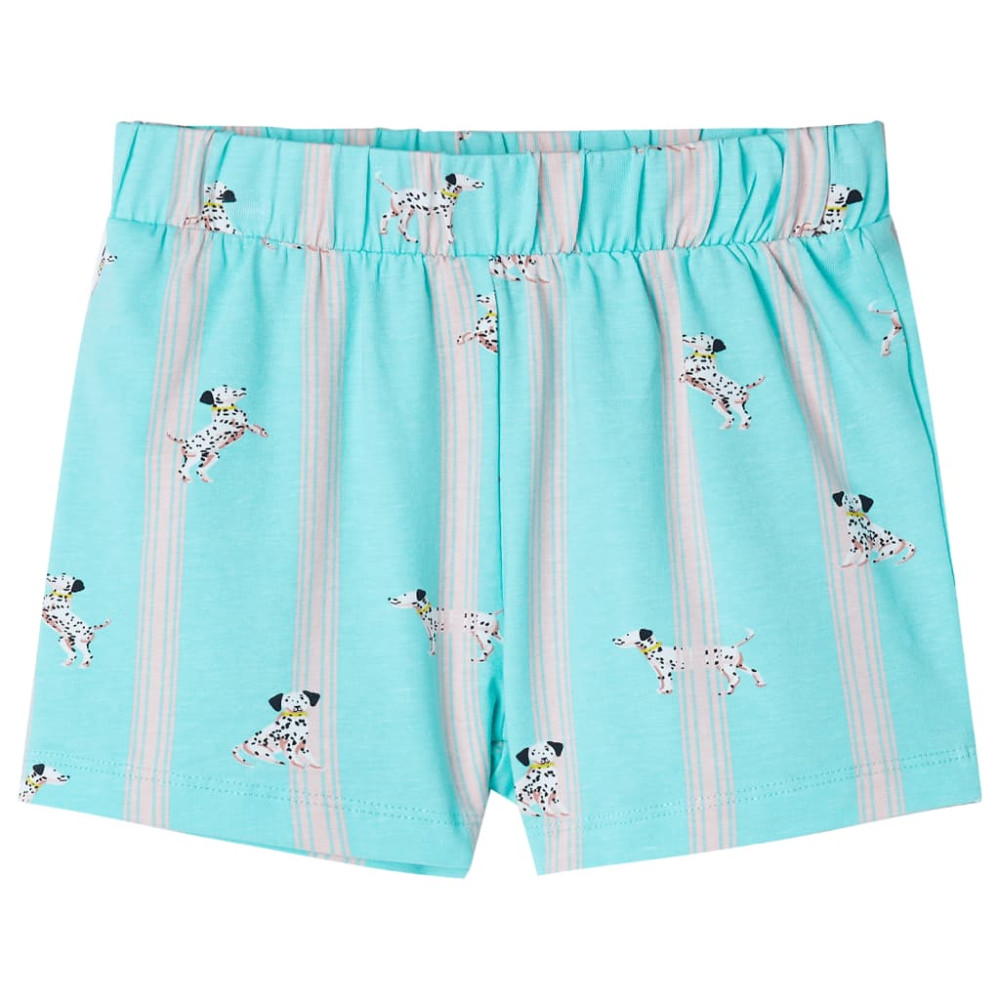 Produktbild för Barnpyjamas med korta ärmar för barn ecru 128