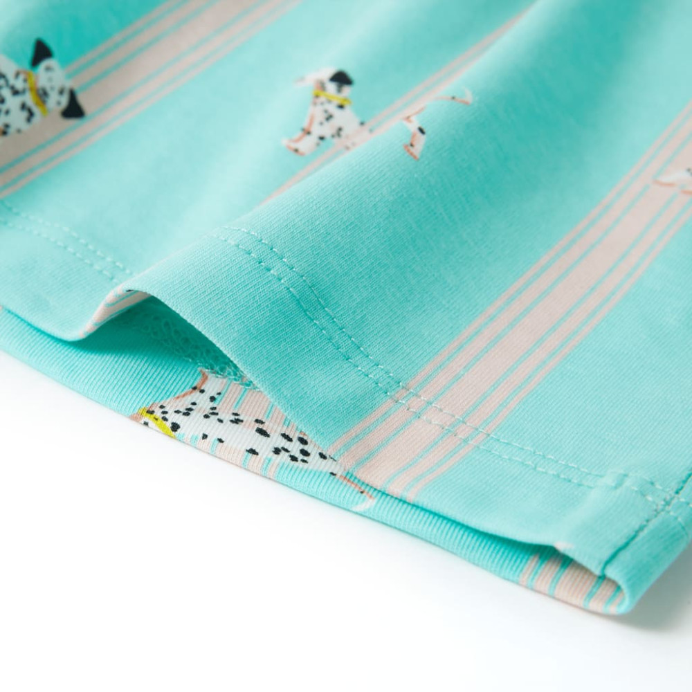 Produktbild för Barnpyjamas med korta ärmar för barn ecru 104