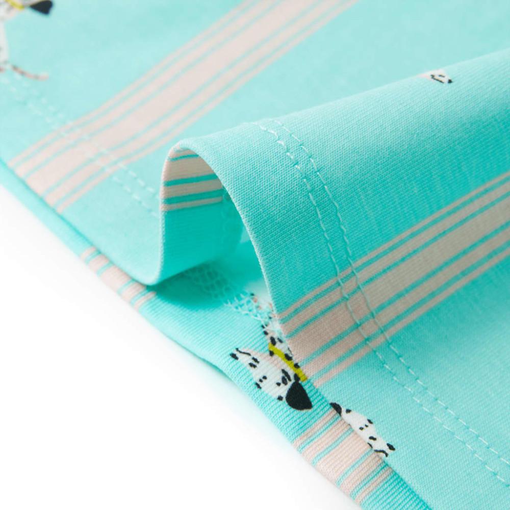 Produktbild för Barnpyjamas med korta ärmar för barn ecru 104