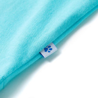 Produktbild för T-shirt med korta ärmar för barn aqua 116
