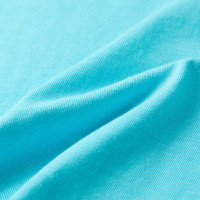 Produktbild för T-shirt med korta ärmar för barn aqua 116
