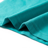 Produktbild för T-shirt med korta ärmar för barn mörk mintgrön 128