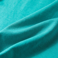 Produktbild för T-shirt med korta ärmar för barn mörk mintgrön 128