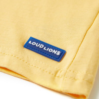 Produktbild för T-shirt med korta ärmar för barn gul 92