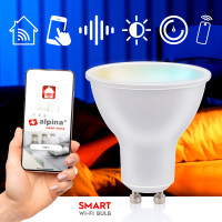 Miniatyr av produktbild för WiFi Smart GU10 LED Varm-/Kallvit 4,9W 470 lm
