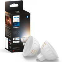 Produktbild för Hue White Ambiance GU5.3 MR16 12V 400lm 2-pack