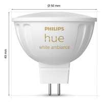 Produktbild för White Ambiance GU5.3 MR16 12V 400lm 2-pack