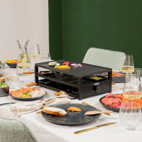 Produktbild för Raclette 162655  Black Steel Raclette för 8pers.