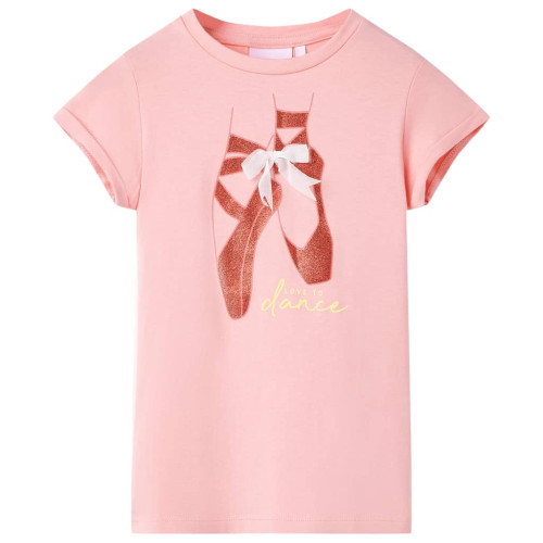 vidaXL T-shirt för barn rosa 104