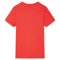 Produktbild för T-shirt med korta ärmar för barn röd 140