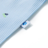 Produktbild för Skjorta för barn ljusblå 128