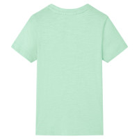 Produktbild för T-shirt för barn ljusgrön 116