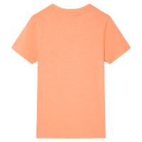 Produktbild för T-shirt med korta ärmar för barn neonorange 104