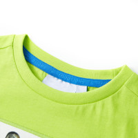 Produktbild för T-shirt med korta ärmar för barn limegrön 116