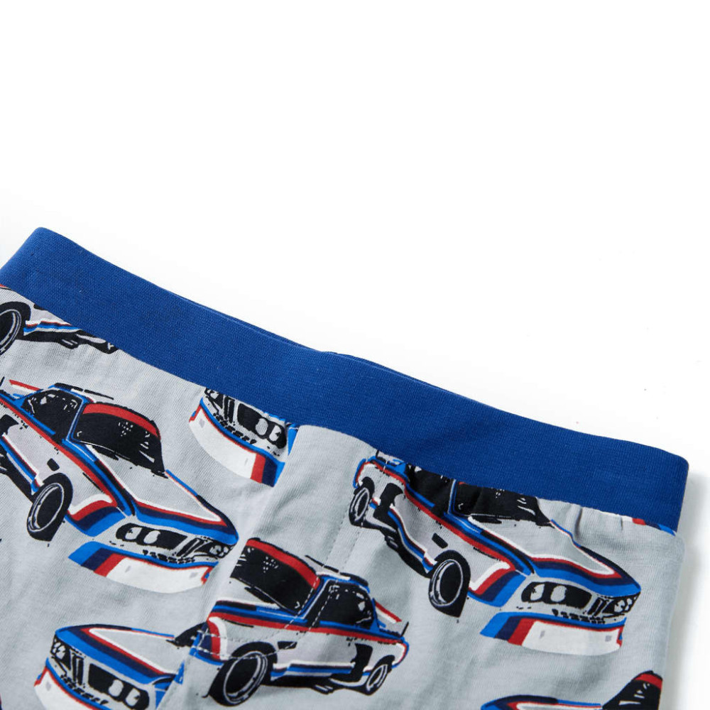 Produktbild för Barnpyjamas med korta ärmar för barn grå 116