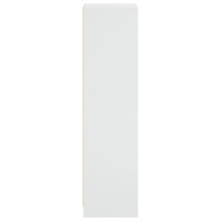 Miniatyr av produktbild för Högskåp med glasdörrar vit 35x37x142 cm