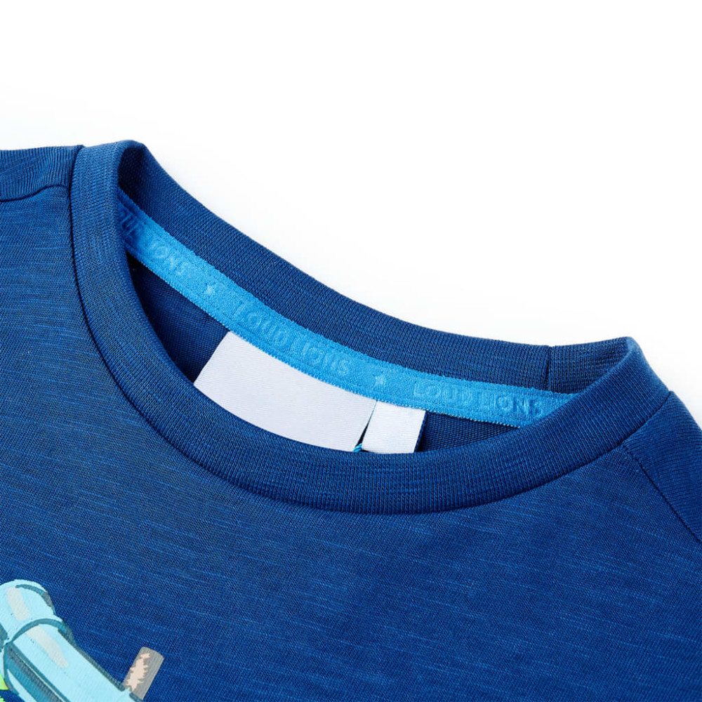 Produktbild för T-shirt för barn mörkgrå 128
