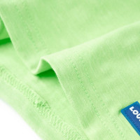 Produktbild för T-shirt för barn neongrön 116