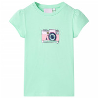 Produktbild för T-shirt för barn stark grön 116