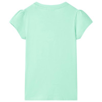 Produktbild för T-shirt för barn stark grön 116
