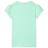 Produktbild för T-shirt för barn stark grön 92