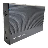 Produktbild för LC-Power LC-35U3-C Hölje för lagringsenheter HDD- / SSD kabinett Svart 3.5"