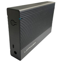 Produktbild för LC-Power LC-35U3-C Hölje för lagringsenheter HDD- / SSD kabinett Svart 3.5"