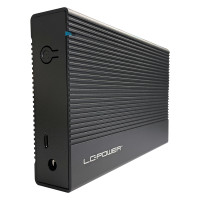 Produktbild för LC-Power LC-35U3-C Hölje för lagringsenheter HDD- / SSD kabinett Svart 3.5"