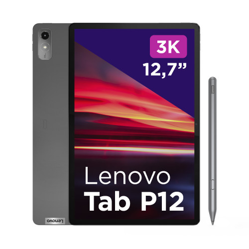 Lenovo Lenovo Tab P12 128 GB 32,3 cm (12.7") Mediatek 8 GB Wi-Fi 6 (802.11ax) Android 13 Grå