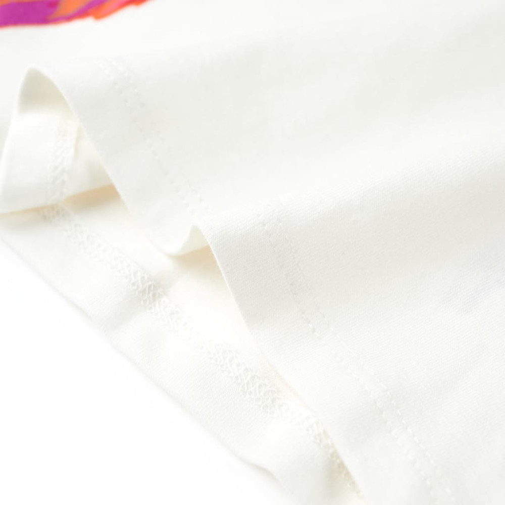 Produktbild för T-shirt för barn ecru 104