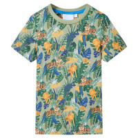 Produktbild för T-shirt med korta ärmar för barn flerfärgad 140