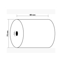 Produktbild för Thermorulle Fenolfri 80x72x12mm 76m